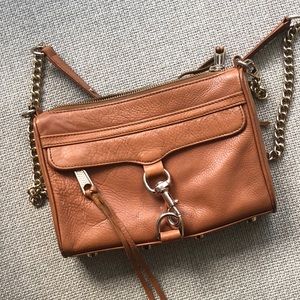 Rebecca Minkoff tan mini MAC